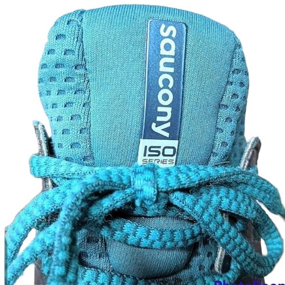 Saucony ISO Series Women's Neutral Running Shoe Green Turquoise size 10.5 - Picture 6 of 11